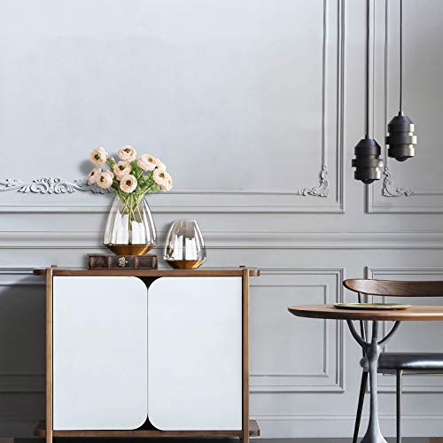 Glazen Vaas Thuis Tv Kast Woonkamer Veranda Aanrecht Vaas Gedroogde Bloem Simulatie Bloem Decoratie Vaas 21x19.5 Cm, 17x16.5 Cm, 2 Stks - Afbeelding 5