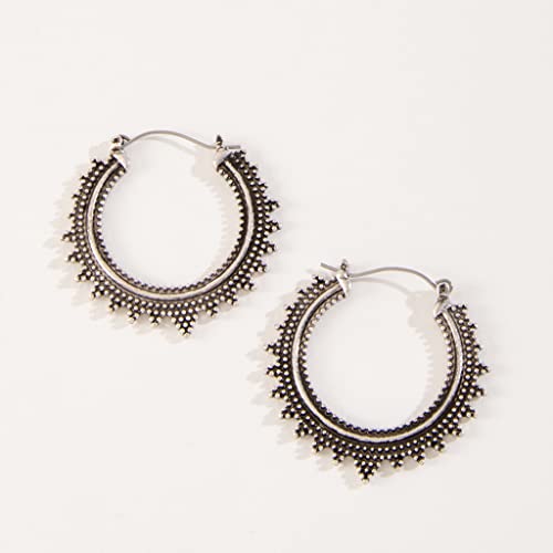 Howard's Hoop Earrings - Hoop Earrings for Women, Intricate Detailing, Womens Hoops for Any Occasion, Hooped Earring Pair3