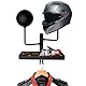 Wandmontierter Helmhalter mit 2pcs Ball Design, CASDUCT 180 ° Rotationshilm Ständer mit Haken, Aufbewahrungskorb für Motorradzubehör, Baseball-Helm, Perücke Schwarz