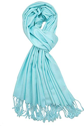 CLGIFT Pashmina Scarf Shawl, Bridesmaid Shawl, Bridal Wrap, Wedding Shawl