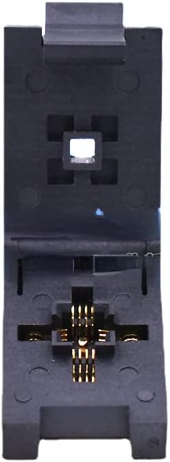 1PC aging test seat QFN4X4-16L(0.65) gold-plated aging seat programming seat burning fixture socket (Test seat + transfer plate (not welded))