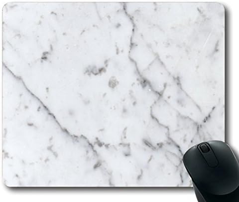 Mouse Pad with carrera marble Non-Slip Neoprene Rubber desktop/computer mouse mat
