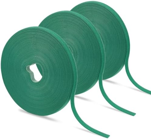 3 Brida para Plantas de Cinta, 10m*10mm Cinta Adhesiva para Plant...