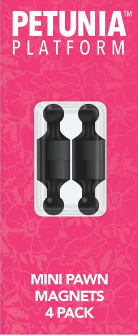 My Sweet Petunia Mini Pawn Magnets – Neodymium Magnets for Stamping Platforms – Precision Craft Paper Holdings (4 Pack)