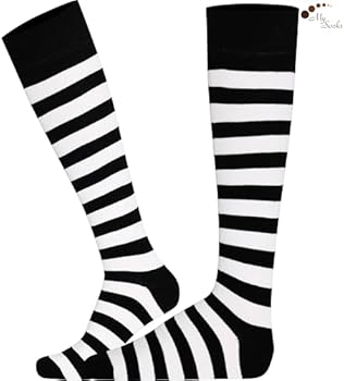 Mysocks Unisex kniehoge geribbelde sokken - België