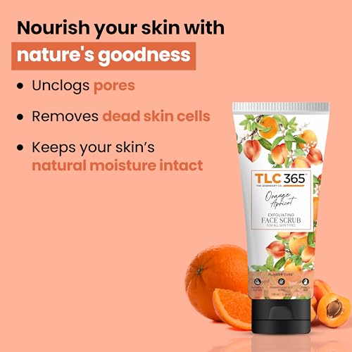 Image of Orange & Apricot Face Scrub | Deep Hydration, Lightens Tan, Unclogs Pore | 100ml