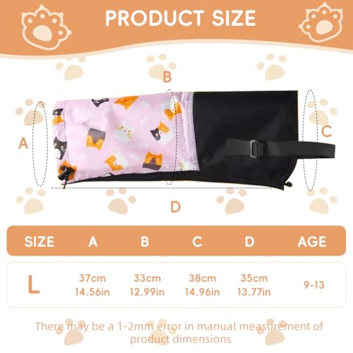 Image of PROBEROS 2 Pcs Gaiters for Hiking or Raining, for Kids Aged 9-13 Years Old, 13.7'' Waterproof Gaiters with Drawstring Fixed Hook & Loop Closure Lightweight, for Outdoor Active, Rainy, Snowy, Pink