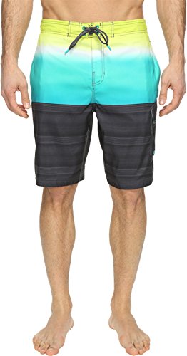 Speedo Men's Surging Stripe E-Board Shorts Workout & Swim Trunks
