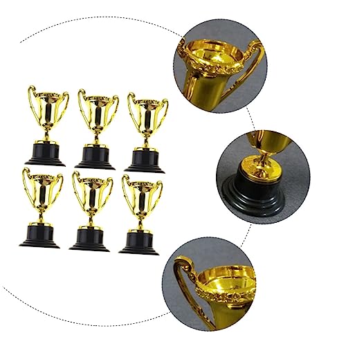 Sosoport 20 Peças Troféu De Plástico Mini Brinquedos Brinquedos De Beisebol Medalhas De Beisebol Tro