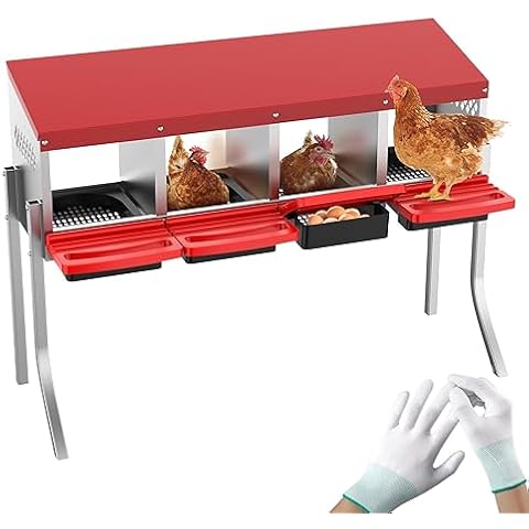 Arcwares Chicken Nesting Boxes for Chicken Coop Cover