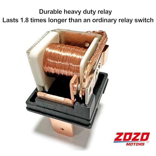 Electric Fuel Pump Relay Kit Fuel Pump Wiring Harness Bypass 40 AMP Waterproof Switch Heavy Duty Long Wires Universal Fit 12V System P/N 30247 - Image 3