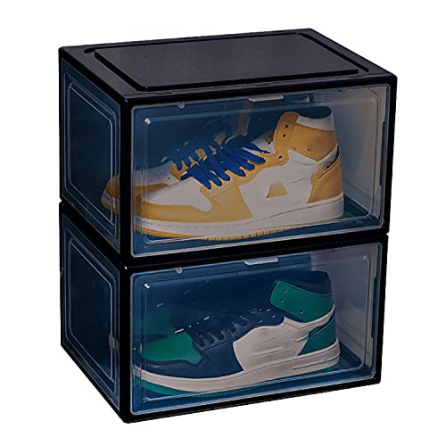 Boîte à chaussures pliable pour dressing ordonné et protection des baskets de marque - 2