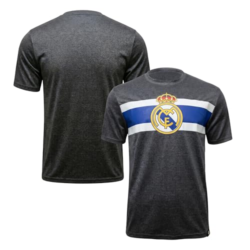 Icon Sports Officially Licensed Real Madrid Soccer T-Shirt – Official Team Jersey Style Short Sleeve Athletic Football Tee – Game Day Activewear for Fans - Medium - image 3