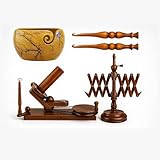 WINDER DIMENSION - 14"L x 9.50"H x 5"W, - Weight -5 Lbs | Thread Holding Tower For Improved Consistency & Great Center Pull Balls, (YARN SWIFT) Overall Height (Bottom To Top) - 16 Inches, Base Diameter - 6 x 6 Inches Maximum Wingspan Of Up to 28 Inch...