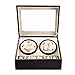Produktbild Koffer Uhrenbeweger Automatikuhr Watch flexiblem Antrieb BOX Elegant-MCF170 mit Vitrine, black, 4 + 6 Positionen, 4