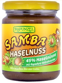 Rapunzel Bio Samba Haselnuss (Brotaufstrich), 4er Pack (4 x 250g) - BIO