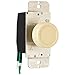 Pass & Seymour 90611IV Single Pole Rotary Dimmer, Dial On/Off, 600-watt, Ivory