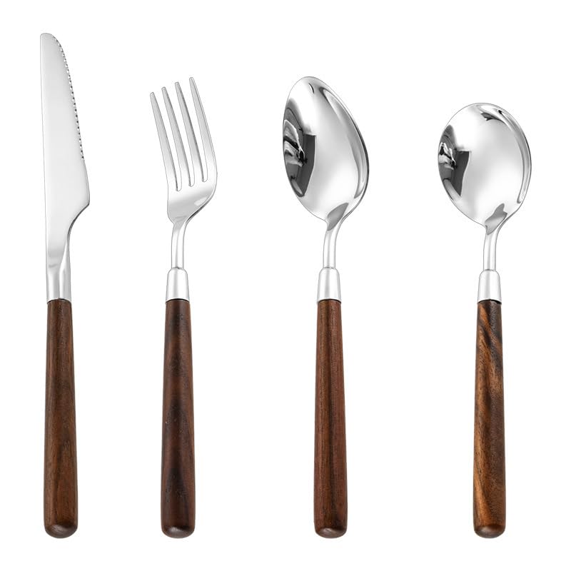 Set Cuchillos Cocina 4 Piezas Acero Inox