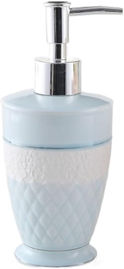 Hand Soap Bottle Bathroom Soap Dispenser for Farmhouse Office Room Ceramic Soap Pump 9.46 Oz Soap Bottle for Lotion Dish Soap Massage Oil，B