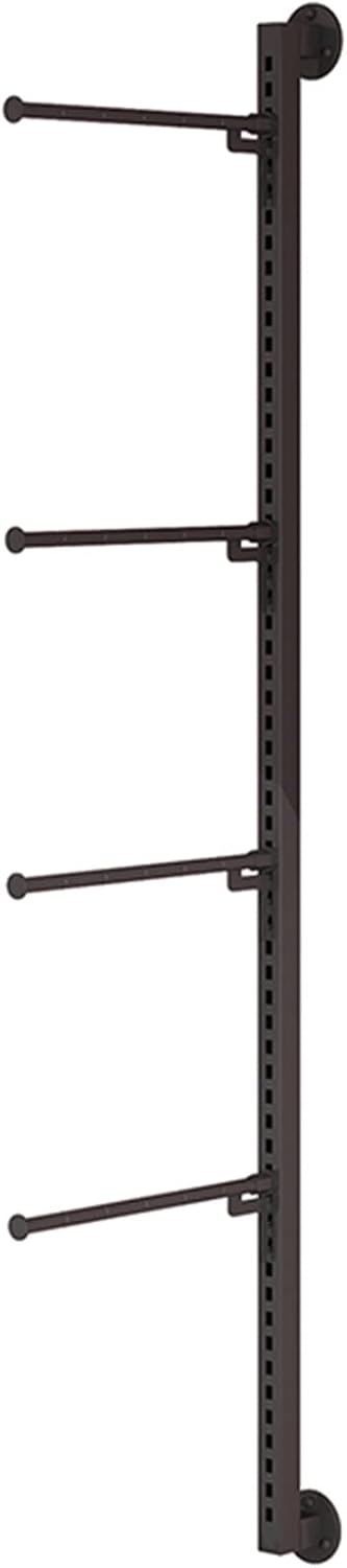 Clothes Retail Shelves Garment Rack Commercial Socks Holder, Adjustable Underwear Rack Bra Display Fixture Handbag Hanging Rods, Boutique Store Hanger Hat Organ(Black Style 3)