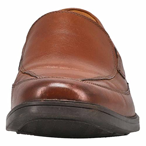 Image of Clarks Men's Tilden Free Dress Slip On Shoe Dark Tan 12 Medium US