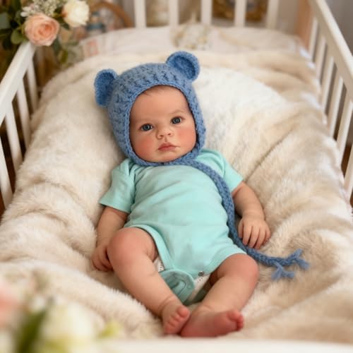 Muñeco Reborn Bebé de 20 Pulgadas con Ojos Abiertos miniatura 5