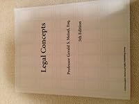 Legal Concepts 1616231300 Book Cover
