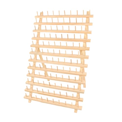 Organizador de spool de madera de gran capacidad para hilos de bordar 2
