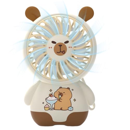 LearnLyrics Ventilador Portátil de Viaje Enfriador ligero y silencioso