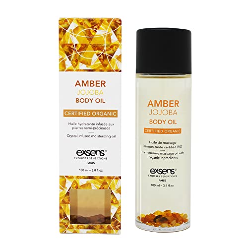 Exsens Amber Jojoba Crystal Infused Moisturizing Body Oil