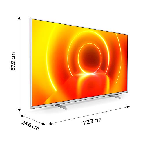 Philips-50PUS785512-Ambilight-Televisor-4K-UHD-de-50-Pulgadas-P5-Picture-Engine-Asistente-Alexa-integrada-Smart-TV-Funcion-de-Control-por-Voz-Color-Plata-Claro-Modelo-de-20202021