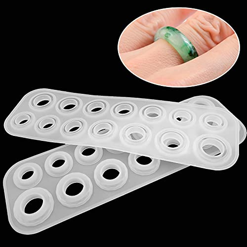 2 stampi per anelli in resina findTop in silicone