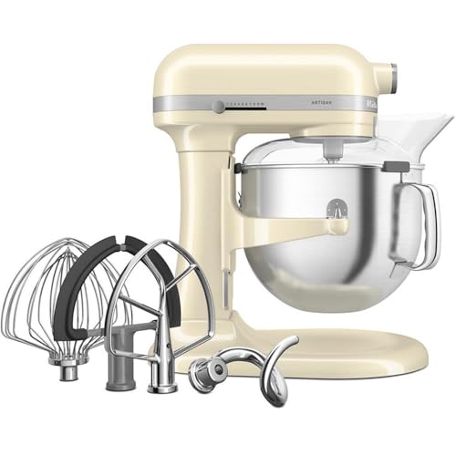 Kitchenaid 5KSM70SHXEAC Impastatrice Planetaria, 325 W, Capacità Ciotola 6,6 L, Crema - 2
