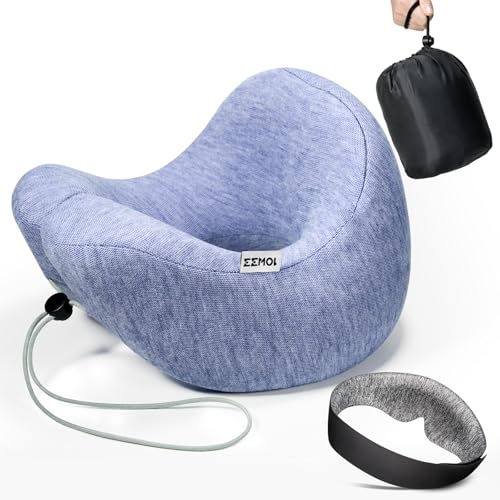 eemol Neck Pillow Airplane Supports Your Head 360 Degrees,Travel Pillows Helps You Get Quality Sleep on Long Flight (2)