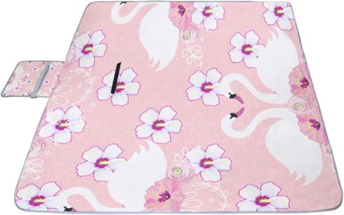 レジャーシート 美しい花 ピクニック 折りたたみ 撥水 アウトドア クッション マット コンパクト 花見 運動会 キャンプ 遠足 花火大会 ヨガ 座布団 厚手 大判 145x150cm 持ち運び便利