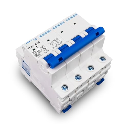 Disjoncteur miniature 4P TOB1-63H courbe C évite les surcharges sur le réseau