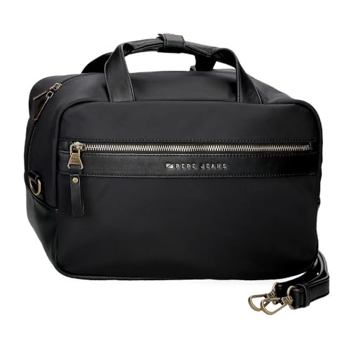 Maniglia superiore. Pepe Jeans Morgan, borse da donna e accessori da viaggio, in similpelle beige, nera e verde, di Joumma Bags