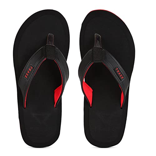 Image of TRASE Men's Flip-Flops & Slippers | Light weight Home Slippers for Men | Comfortable, Cushioned, Shock Absorbent & Long Lasting Chappals| Water-resistant Slippers Flip Flops For Men