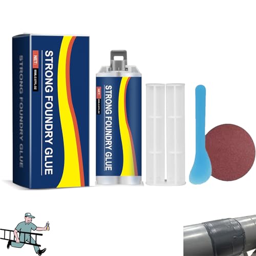 Strong Foundry Glue,2025 New Enhanced Casting Glue,High Temperature Resistant, Long Lasting, for Metals Defects and Repairs,DIY Crafts, Quick Fix,Easy To Use-1pcs