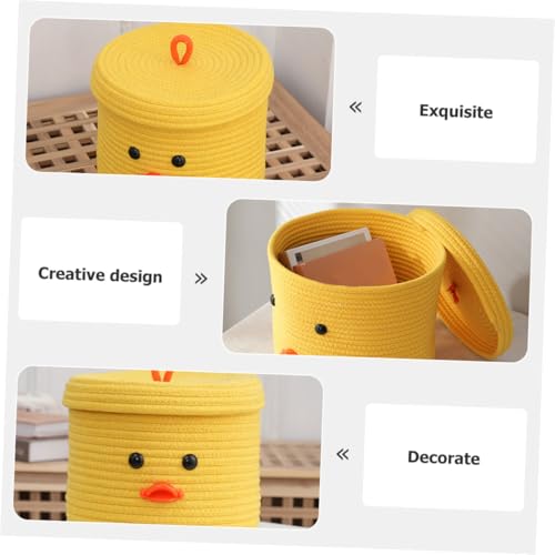Panier de rangement coton motif canard pour décorer le bureau - 3