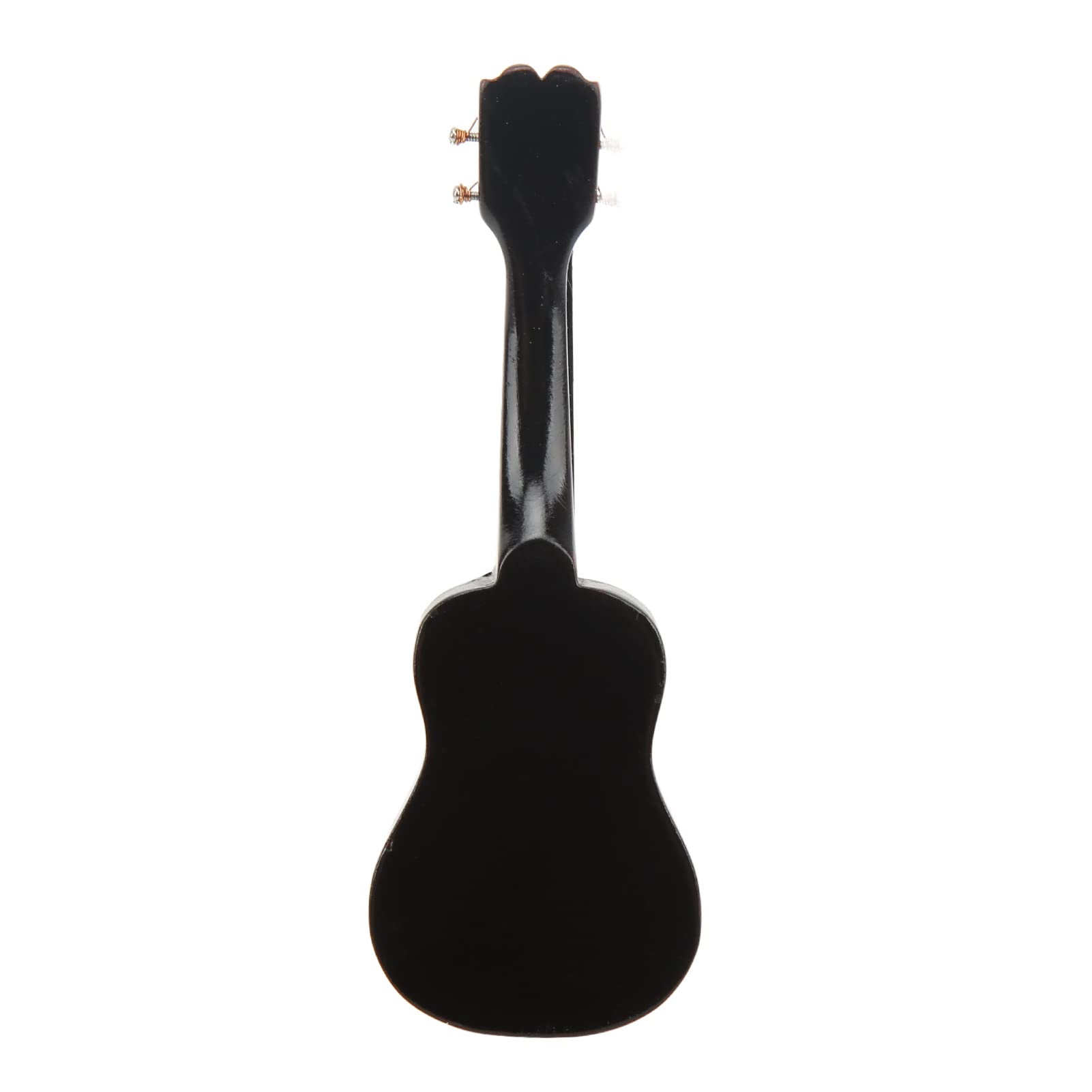 1:12 Scale Miniature Guitar Model - Painted Birch Wood Dollhouse Decor, Lifelike Tiny Ornament - View #4