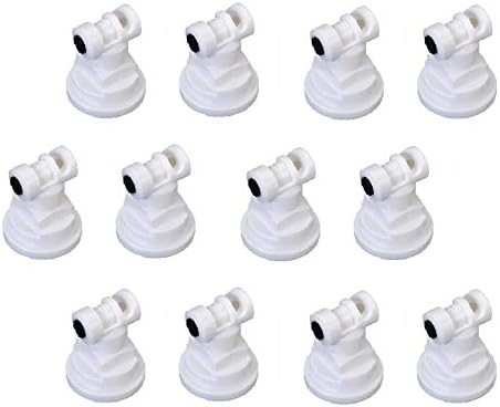 Pack of 12 - TeeJet Wide Angle Flat Spray Tips Gray 110° Polymer Visiflo TT11008-VP