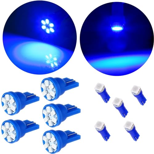 LBRST 5 x T10 6-3020-SMD Blue 168 Instrument Lights 5 x T5 1-5050-SMD Blue 74 73 2721 Instrument Lights