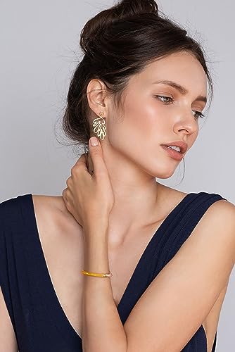 Image of Gold Pencil Bangle Bracelet Adjustable Slider Chain Bracelet Back To School Jewelry