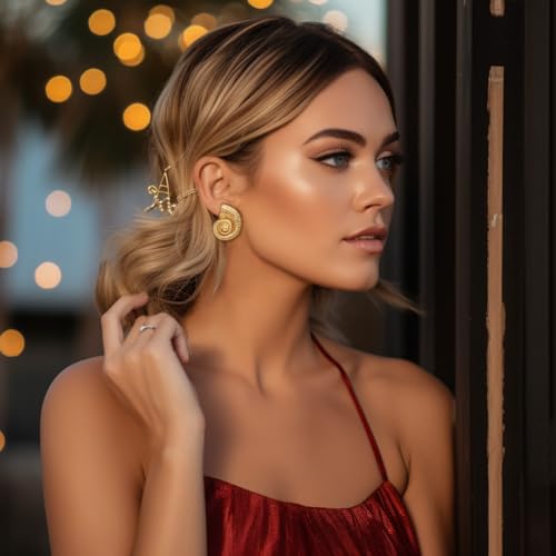 Gold Boho Ocean Earrings, Shell Earrings Seashell Stud Earrings Beach Jewelry Gifts for Women4