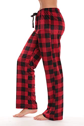 #Followme Fleece Pajama Pants For Women Sleepwear Pjs 45803-10195-Red-M #TOP1
