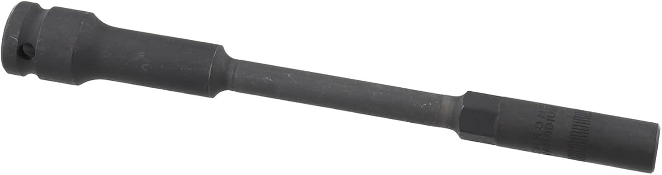 Extra Long Thin Wall Socket Wrench 200mm, 1/2 Inch Drive, 8-19mm Metric Hex Nut Set for Automotive and Industrial Use, Made of Chrome Vanadium Steel (10mm)