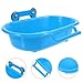 PENIKOKO Parakeet Cage Bath Box Bird Bathtub for Parrots Birds with Smooth Edges Multi Functional Shower Accessory for Bird Cages