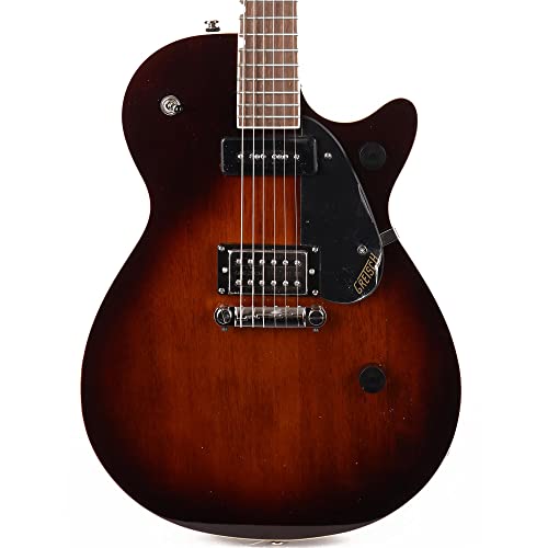 G2215-P90 Streamliner Junior Jet Club P90 Havana Burst - Les Beatles, Paul McCartney, John Lennon, RIngo Starr, George Harrison G2215-P90 Streamliner Junior Jet Club P90 Havana Burst