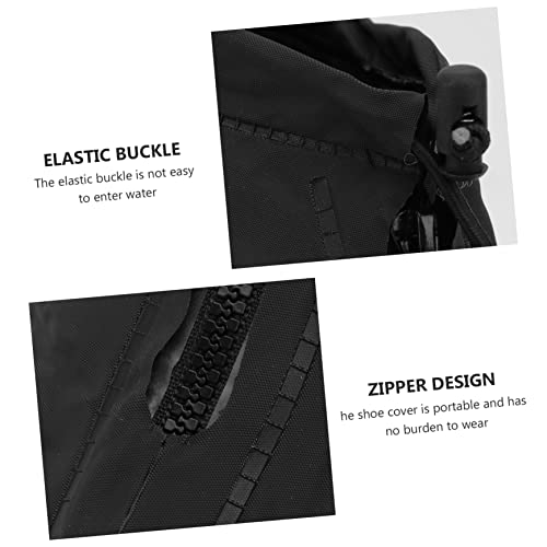 Cubrebota Impermeable para Bicicleta Negro miniatura 5